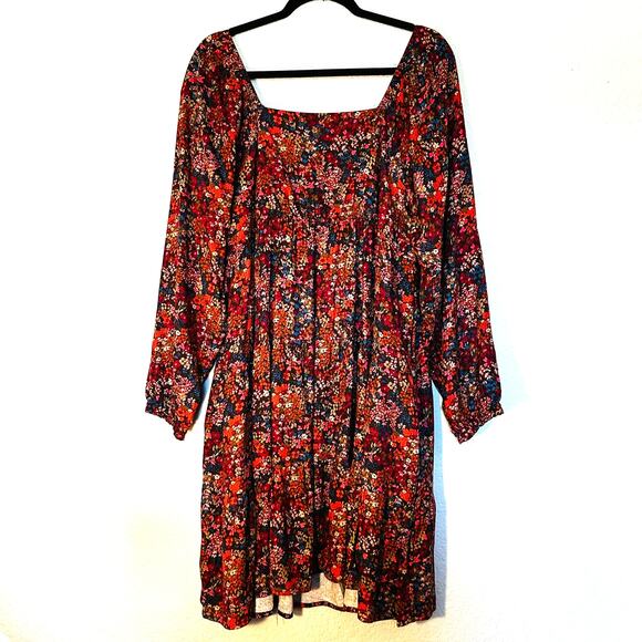 Time & Tru Floral Dress XL - Picture 2 of 4
